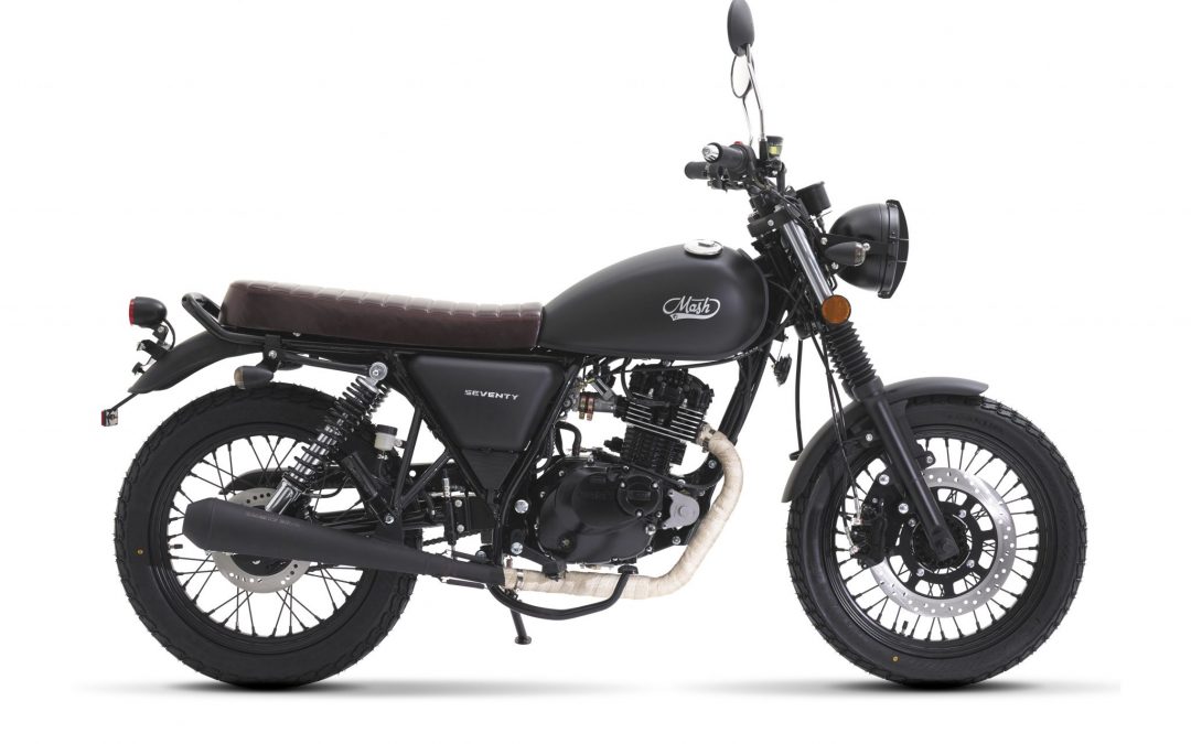 MASH Seventy Black Matt 125cc